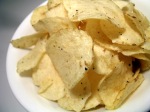 Salty potato chips